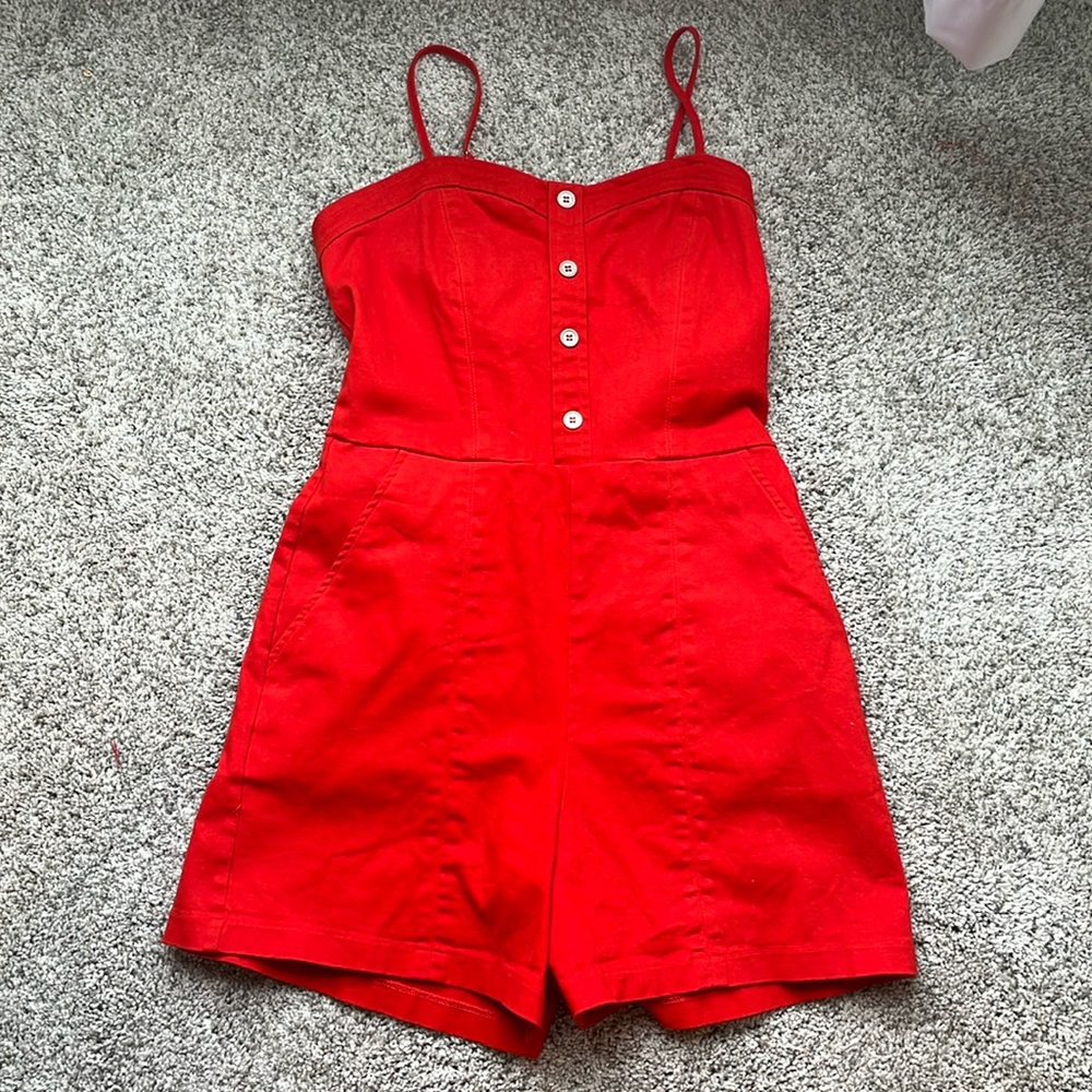 Red romper